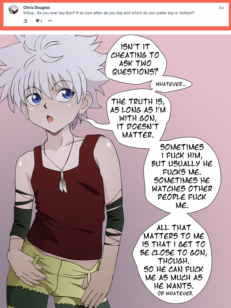 Killua Zoldyck Character Ask 2 Near Hentai 0714