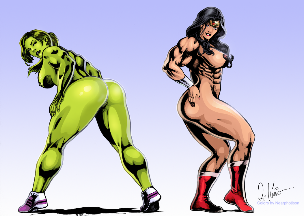 1053px x 750px - She-Hulk and Wonder Woman â€“ Near Hentai