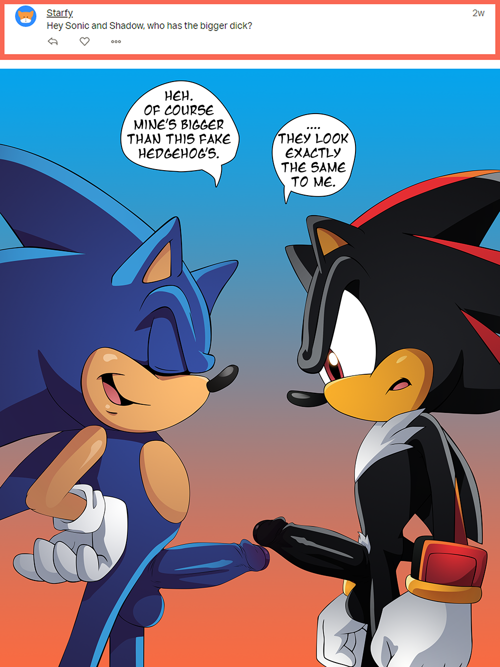 Sonic and Shadow Character Ask 2 – Near Hentai