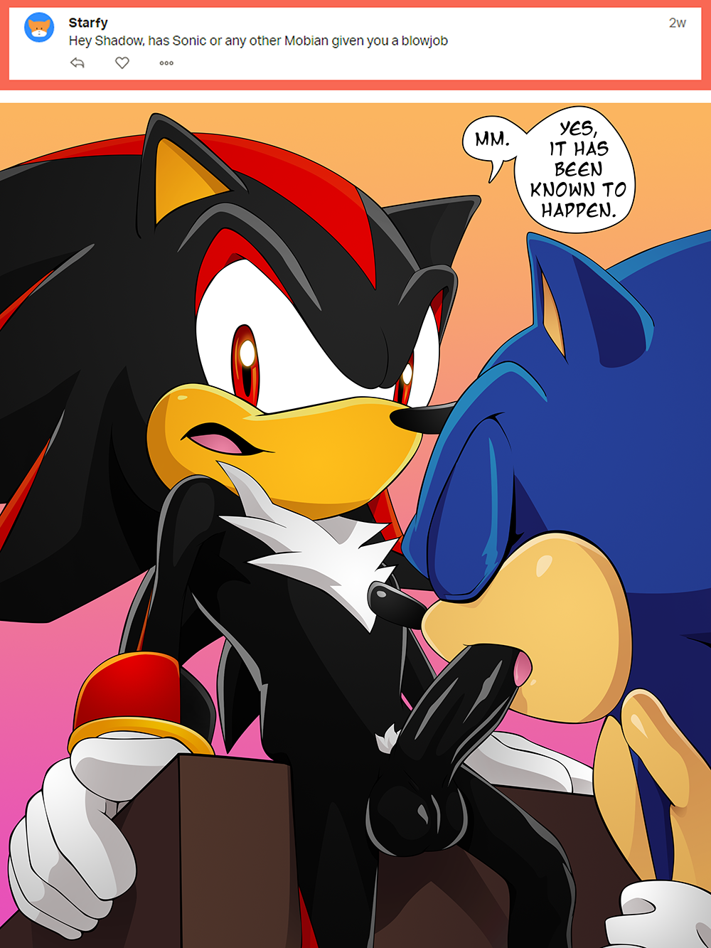1000px x 1333px - Shadow the Hedgehog Character Ask 1 â€“ Near Hentai
